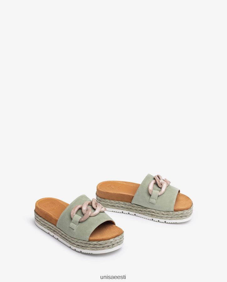 Unisa 88PPB4812 sandaalid ketiäärega naised roheline