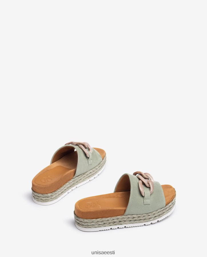 Unisa 88PPB4812 sandaalid ketiäärega naised roheline