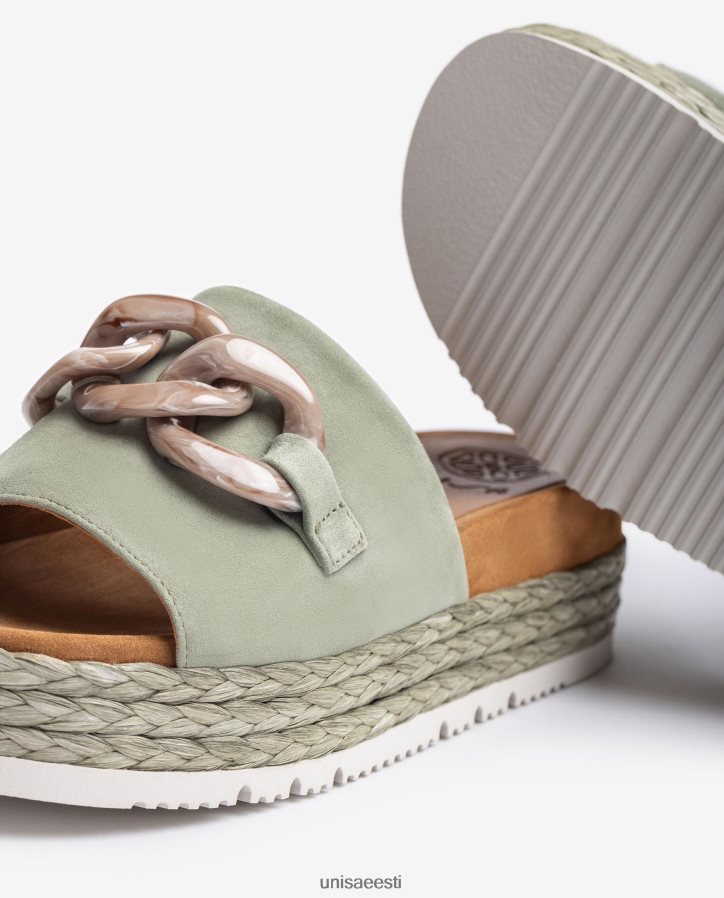 Unisa 88PPB4812 sandaalid ketiäärega naised roheline