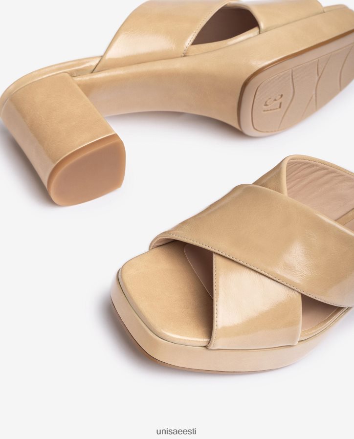 Unisa 88PPB4823 rihmaga läikivast nahast sandaal naised mood