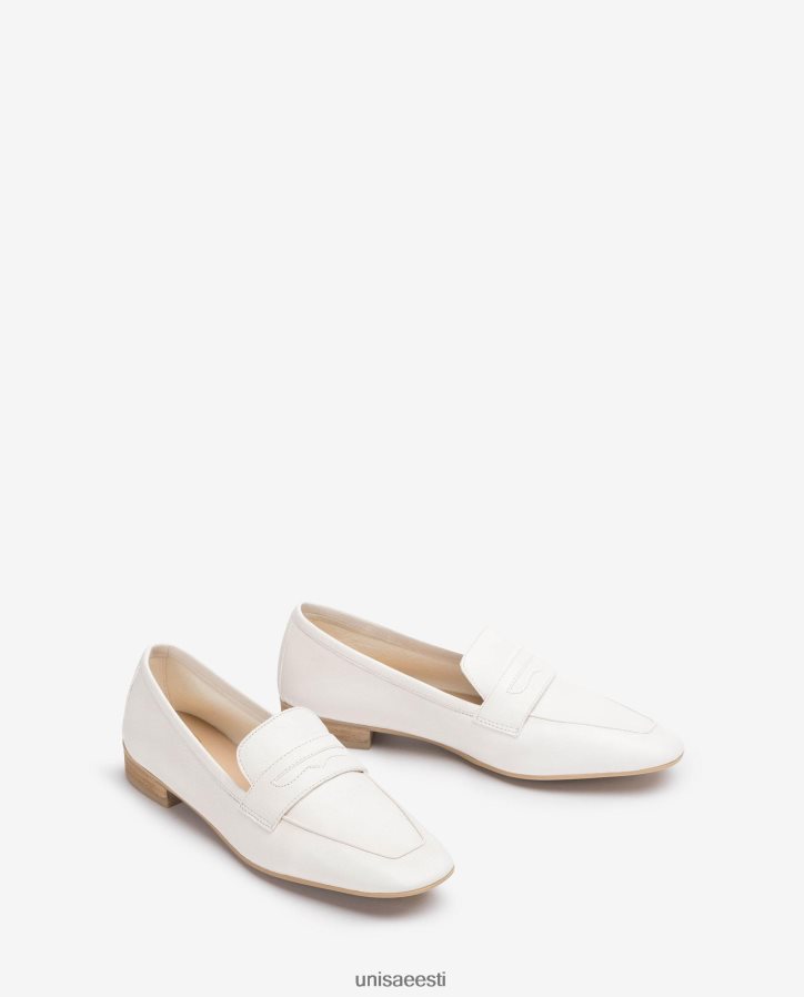 Unisa 88PPB4618 nahast pätsid naised valge