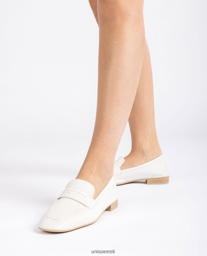 Unisa 88PPB4618 nahast pätsid naised valge