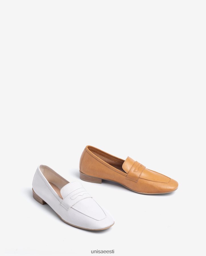 Unisa 88PPB4618 nahast pätsid naised valge