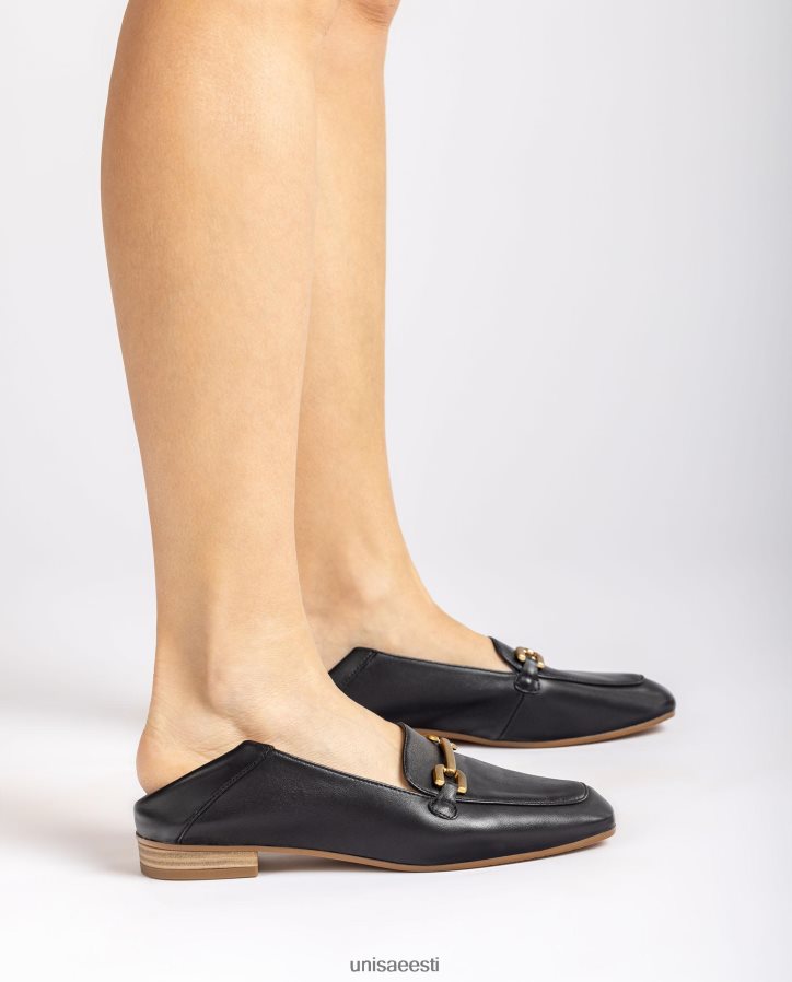 Unisa 88PPB4628 kaunistusega nahast pätsid naised must