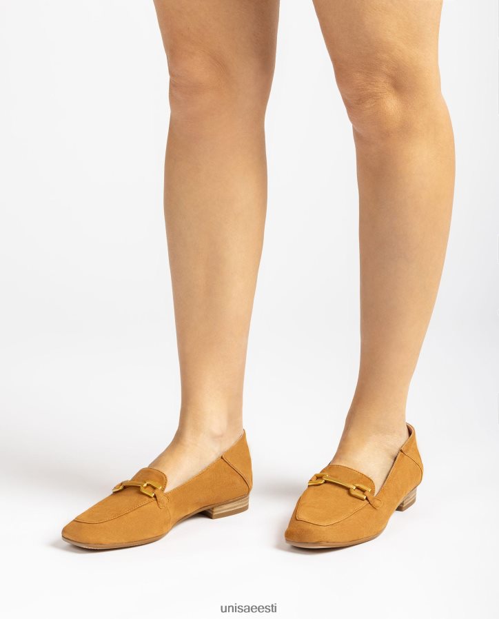 Unisa 88PPB4629 seemisnahast pätsikesed kaunistusega naised pruun