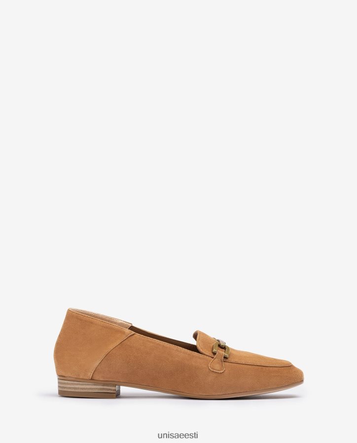 Unisa 88PPB4630 seemisnahast pätsikesed kaunistusega naised pruun