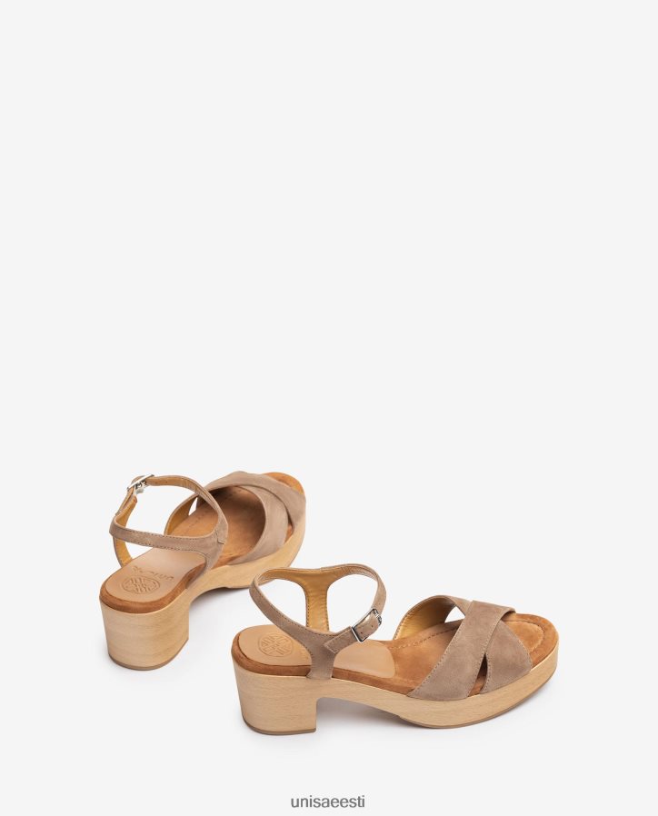 Unisa 88PPB4123 ristrihmaga sandaalid naised pruun