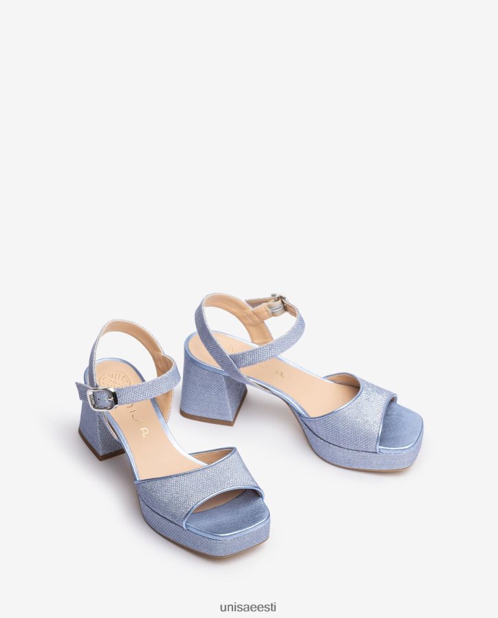 Unisa 88PPB4211 sandaalid kontsa ja platvormiga naised sinine