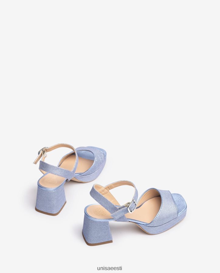 Unisa 88PPB4211 sandaalid kontsa ja platvormiga naised sinine