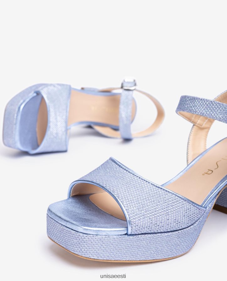 Unisa 88PPB4211 sandaalid kontsa ja platvormiga naised sinine