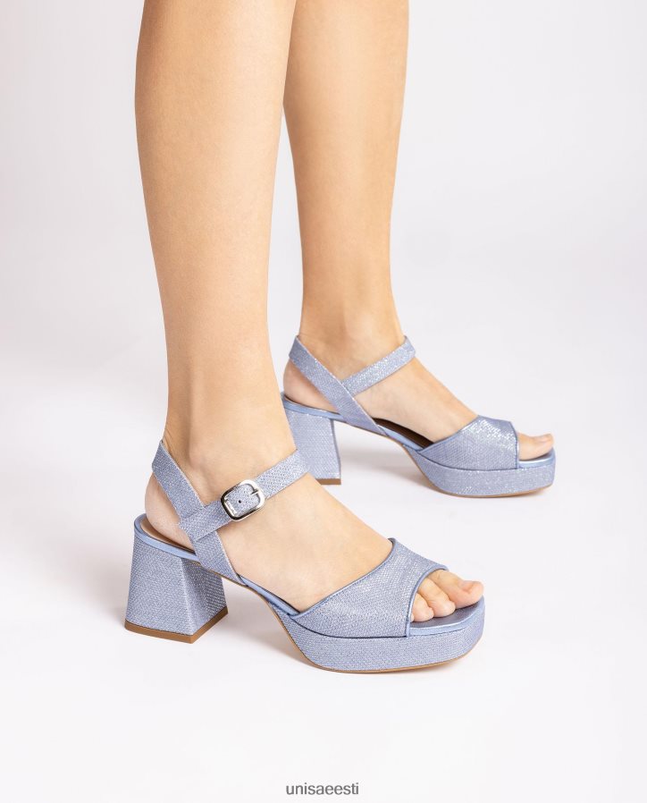 Unisa 88PPB4211 sandaalid kontsa ja platvormiga naised sinine