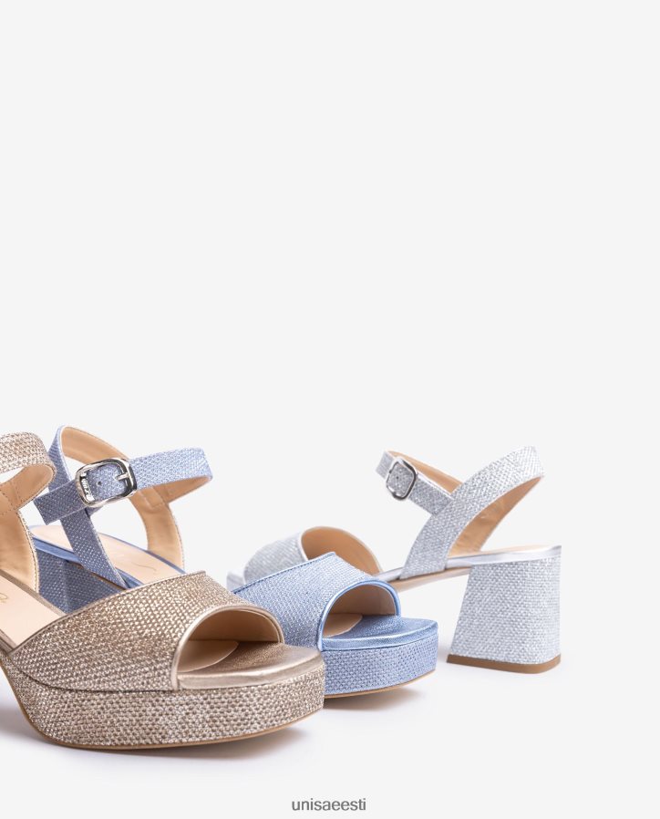 Unisa 88PPB4212 sandaalid kontsa ja platvormiga naised pronksist