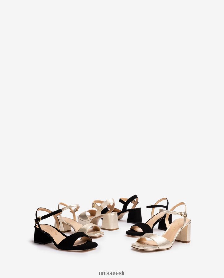 Unisa 88PPB4215 sandaalid kontsa ja platvormiga naised must