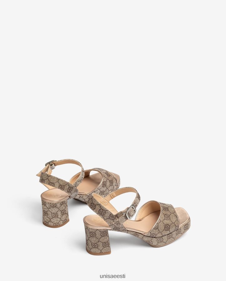 Unisa 88PPB4401 metallist efektiga kangast sandaalid naised mood