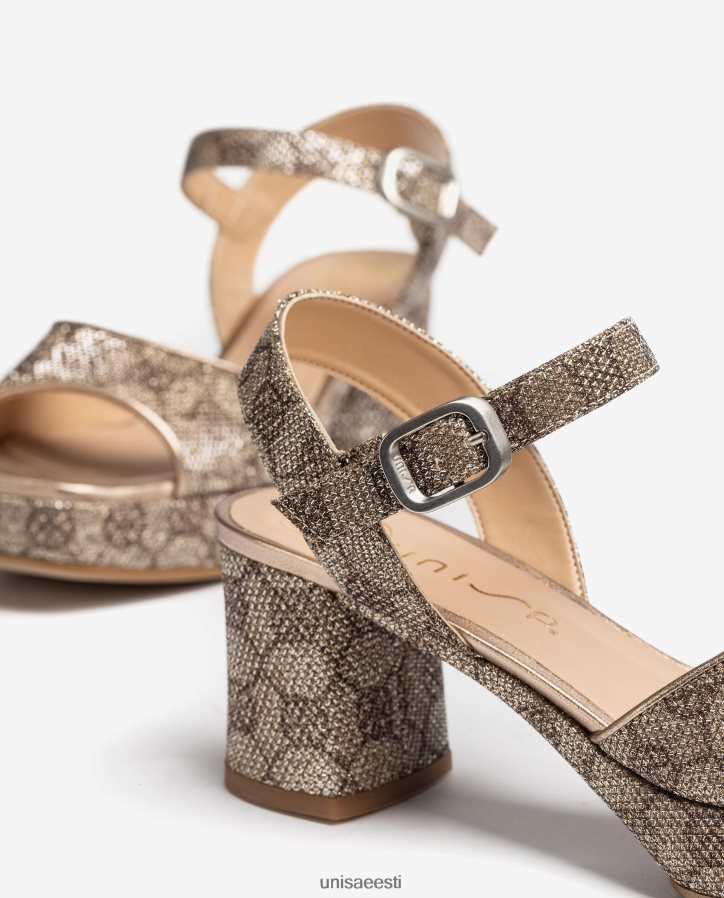 Unisa 88PPB4401 metallist efektiga kangast sandaalid naised mood
