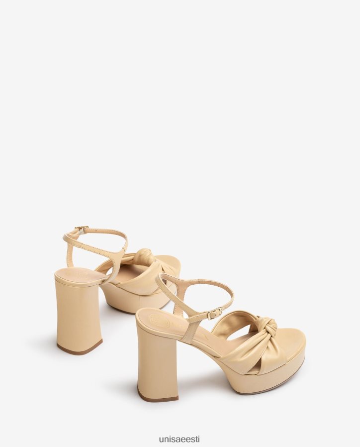 Unisa 88PPB4402 kõrge kontsaga ja platvormiga sandaalid naised beež