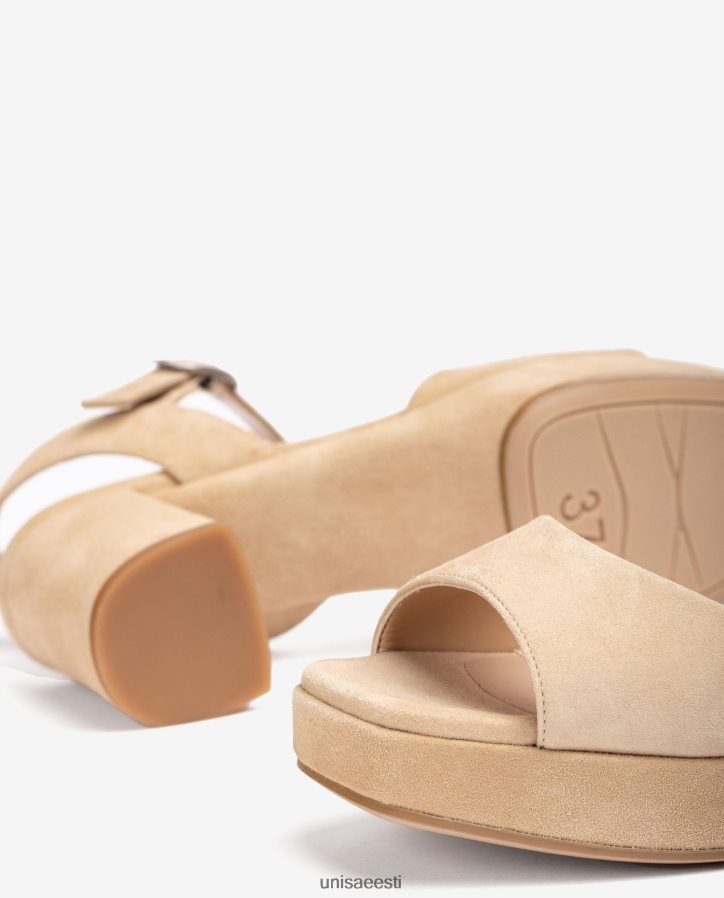 Unisa 88PPB4438 seemisnahast pandlaga sandaal naised beež