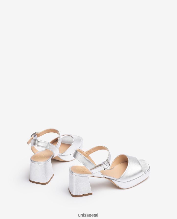 Unisa 88PPB44 sandaalid kontsa ja platvormiga naised hõbedane