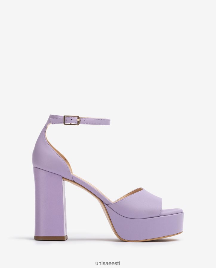 Unisa 88PPB455 kandilise varbaga sandaal platvormiga naised lilla