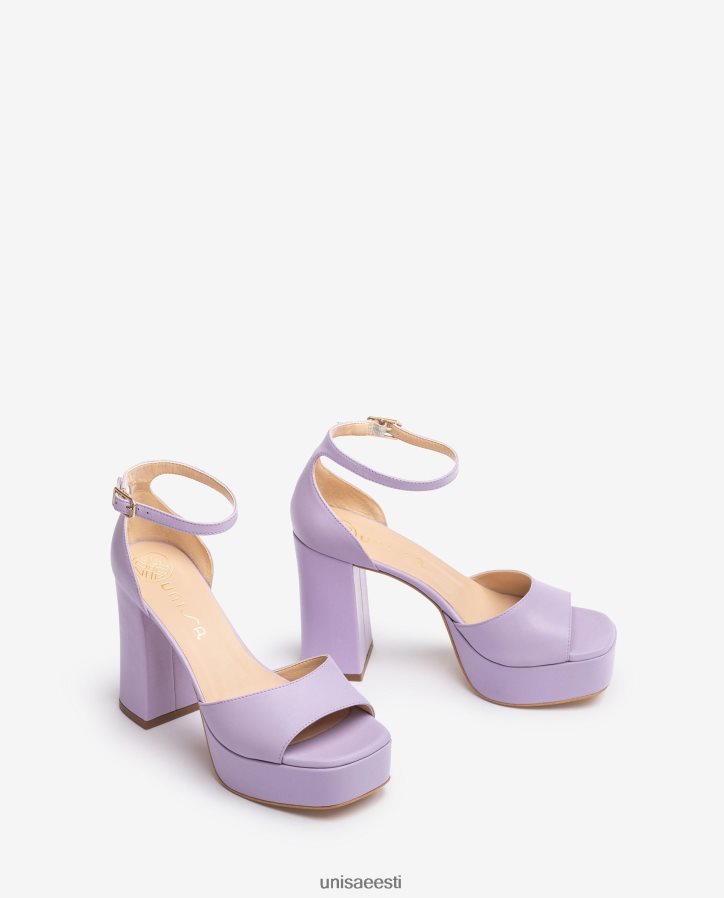 Unisa 88PPB455 kandilise varbaga sandaal platvormiga naised lilla
