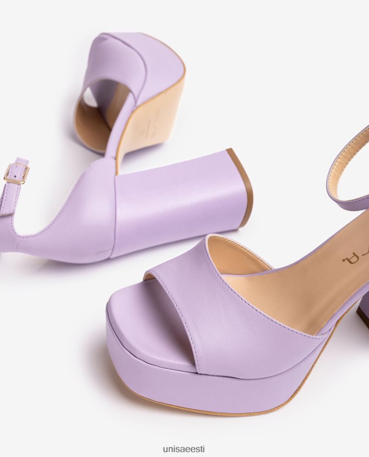 Unisa 88PPB455 kandilise varbaga sandaal platvormiga naised lilla