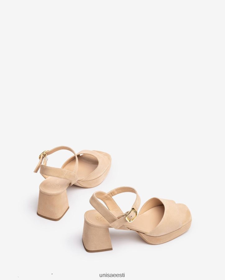 Unisa 88PPB467 sandaalid kontsa ja platvormiga naised beež