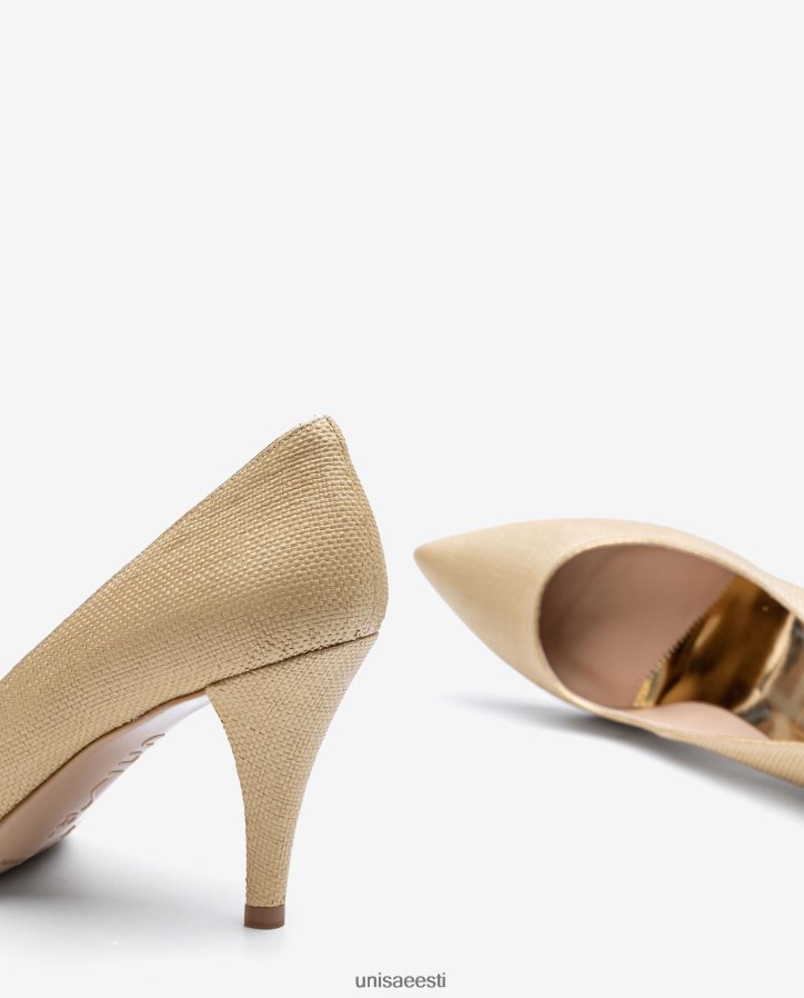 Unisa 88PPB41326 pump valmistatud raffias naised pruun