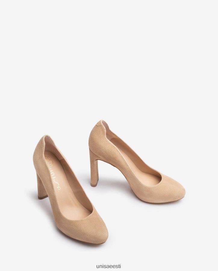 Unisa 88PPB4549 kõrge kontsaga kingad sisemise platvormiga naised beež