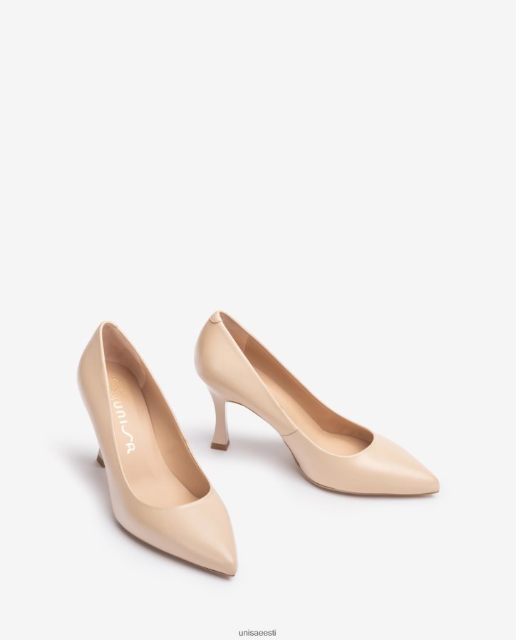 Unisa 88PPB4551 terava varbaga pump naised beež