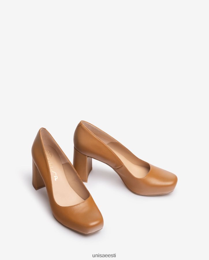 Unisa 88PPB4563 kandilise varbaga pump platvormiga naised pruun
