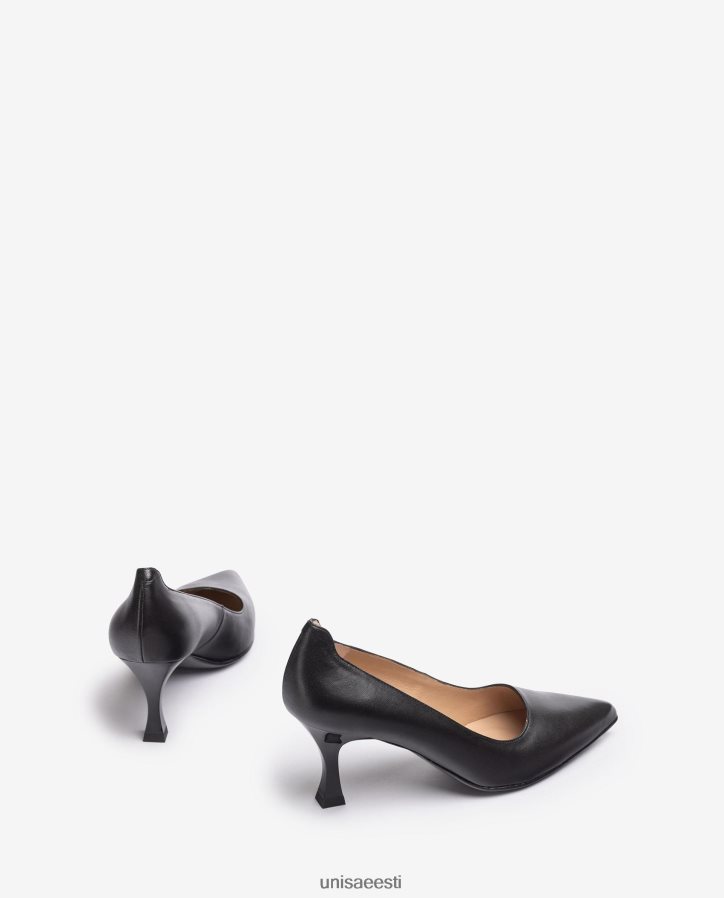 Unisa 88PPB4573 värvitud kannaga pump naised must