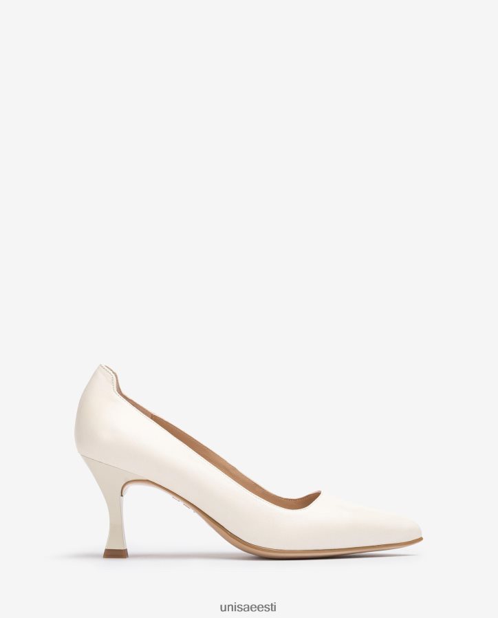 Unisa 88PPB4574 värvitud kannaga pump naised valge