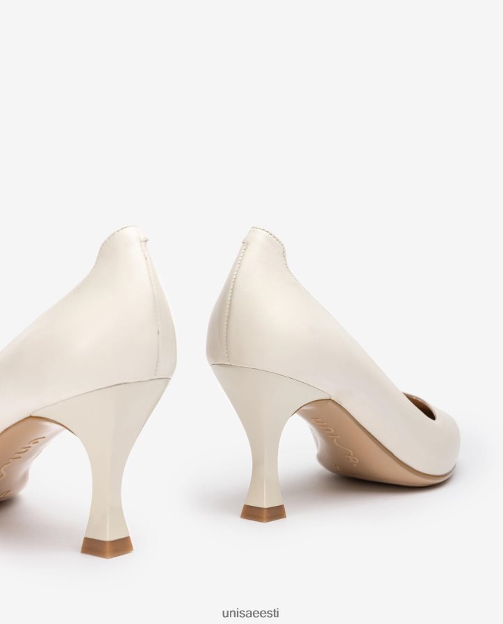 Unisa 88PPB4574 värvitud kannaga pump naised valge
