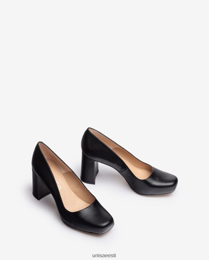 Unisa 88PPB4578 kandilise varbaga pump platvormiga naised must