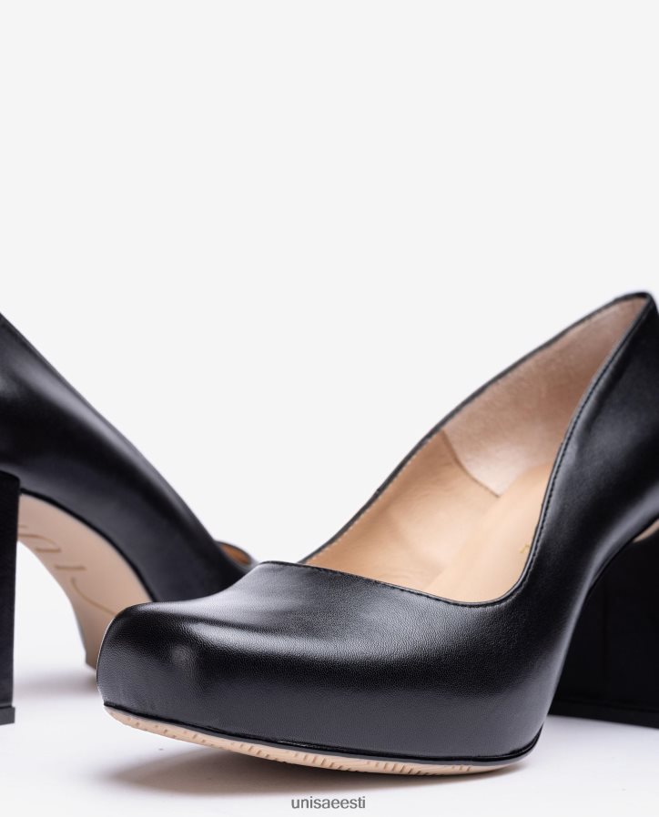 Unisa 88PPB4578 kandilise varbaga pump platvormiga naised must