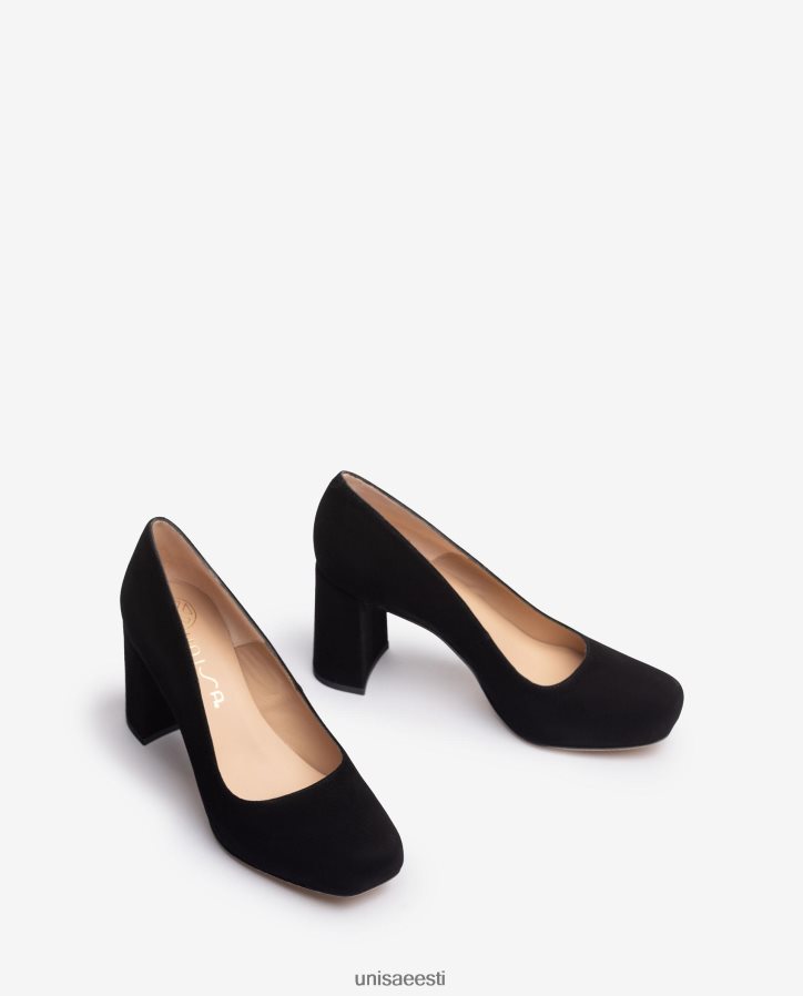 Unisa 88PPB4579 kandilise varbaga pump platvormiga naised must