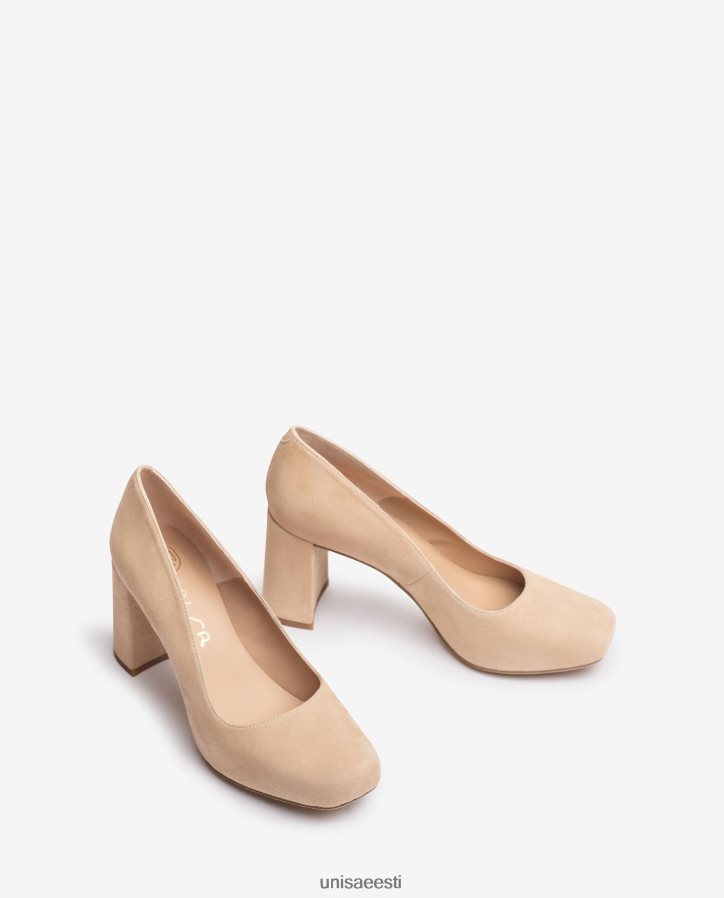 Unisa 88PPB4580 kandilise varbaga pump platvormiga naised beež