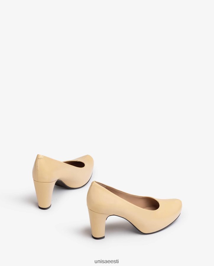Unisa 88PPB4585 nahast pumbad õmblusdetailid naised beež