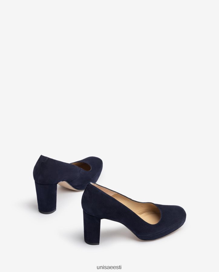 Unisa 88PPB4591 kandilise varbaga pump seljaõmblusega naised sinine