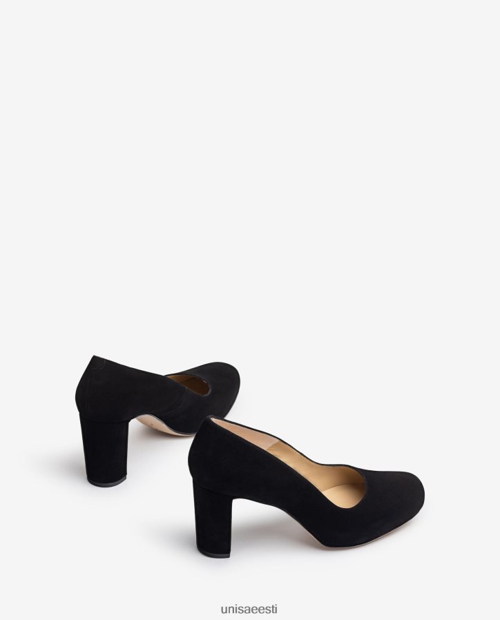 Unisa 88PPB4595 kandilise varbaga pumbad platvormiga naised must