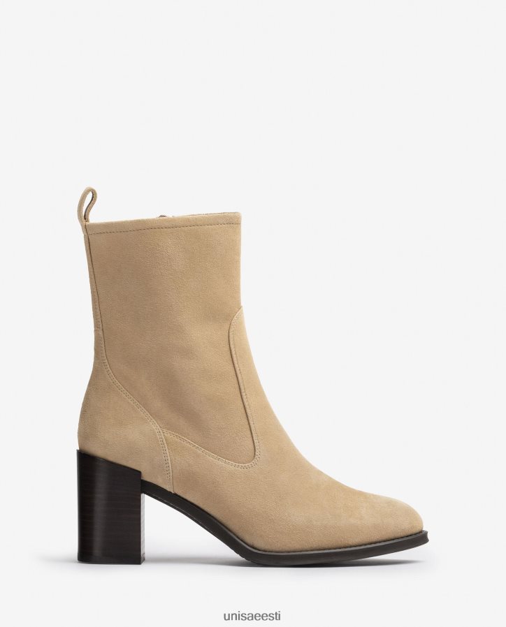 Unisa 88PPB41007 kõrge kontsaga poolsaabas naised beež