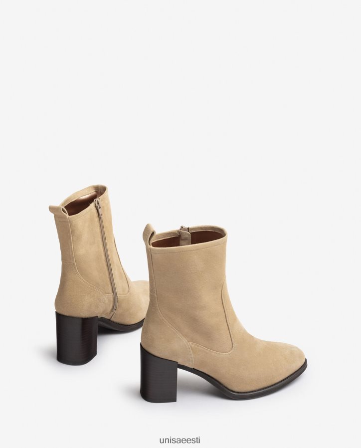 Unisa 88PPB41007 kõrge kontsaga poolsaabas naised beež