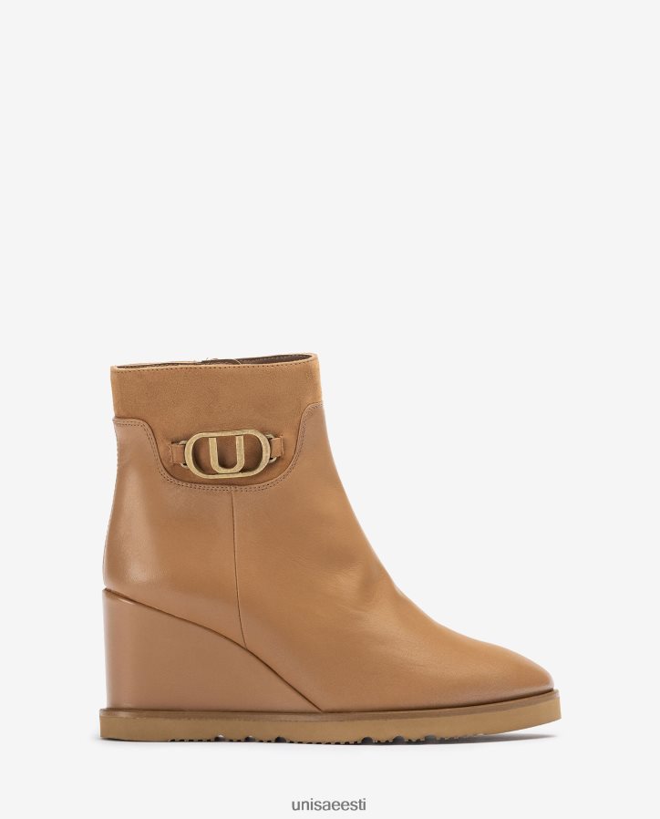 Unisa 88PPB41010 kõrge kiiluga poolsaabas naised pruun