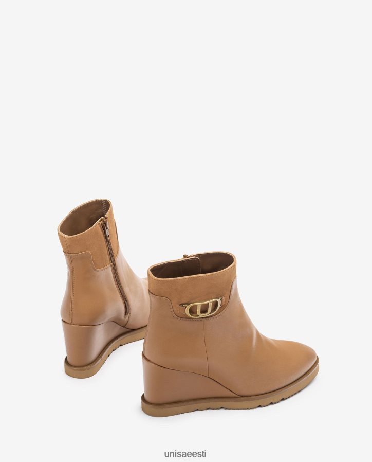 Unisa 88PPB41010 kõrge kiiluga poolsaabas naised pruun