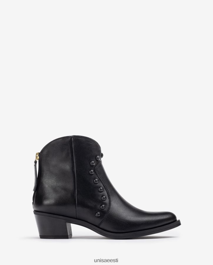 Unisa 88PPB41015 kauboi stiilis naastudega poolsaapad naised mood