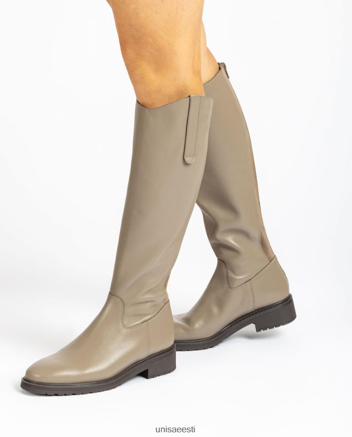 Unisa 88PPB41023 tõmbluku ja kinnitusega saapad taga naised pruun