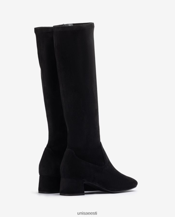 Unisa 88PPB41032 kandilise varbaga poolsaabas naised must