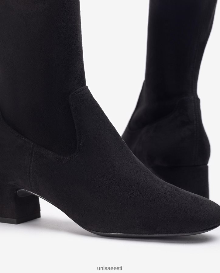 Unisa 88PPB41032 kandilise varbaga poolsaabas naised must