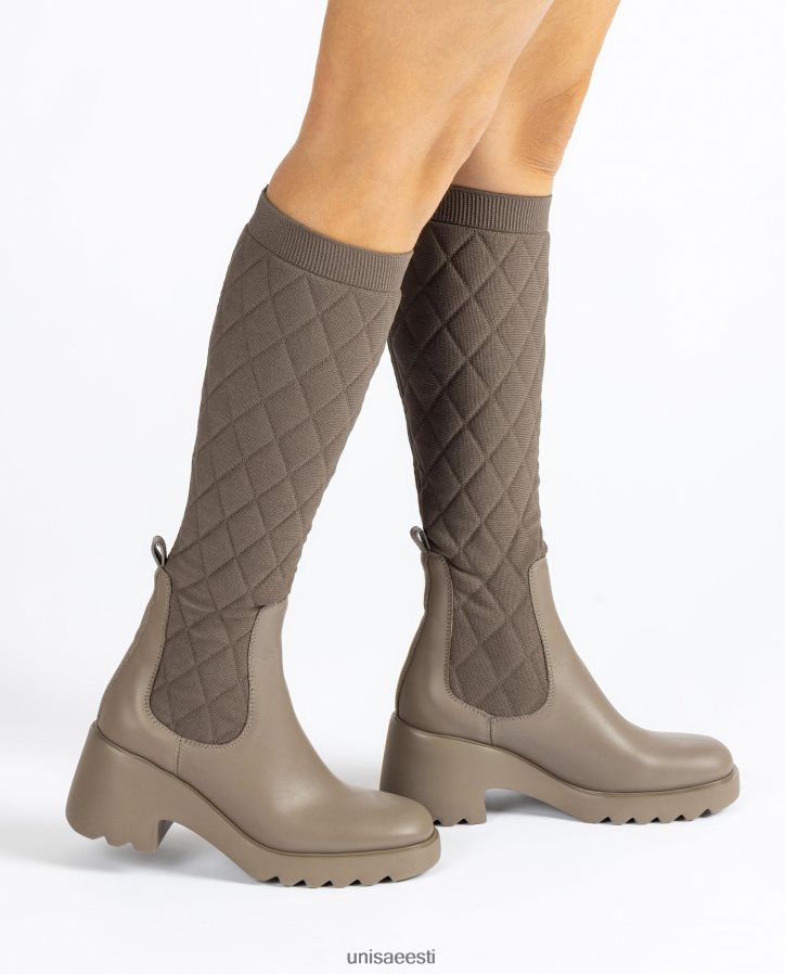 Unisa 88PPB41033 taaskasutatud stretškangast saapad naised mood