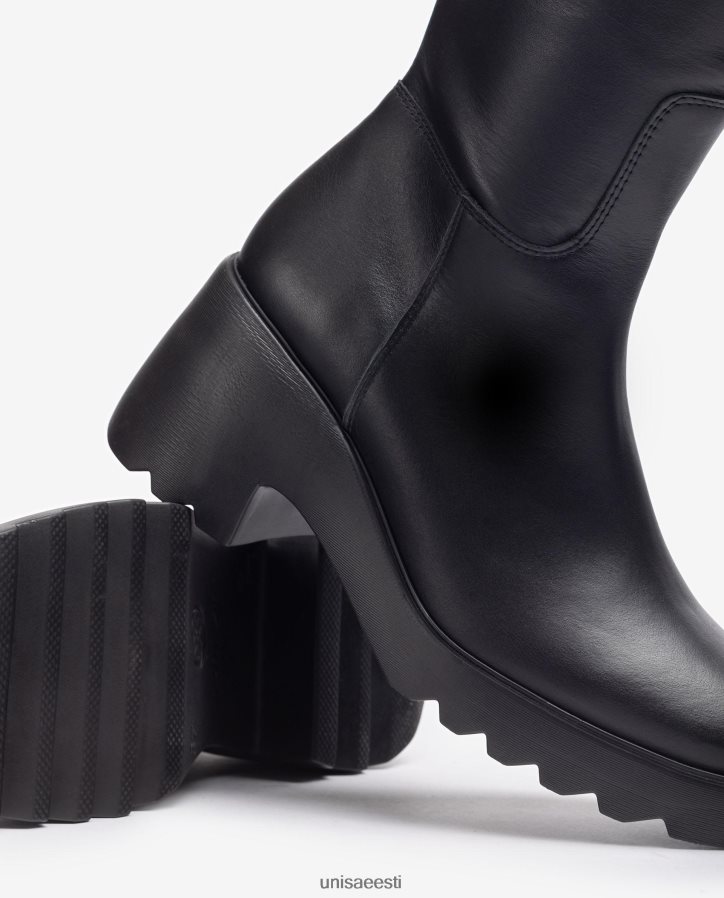 Unisa 88PPB41035 kummitallaga nahast saapad naised graatsiline